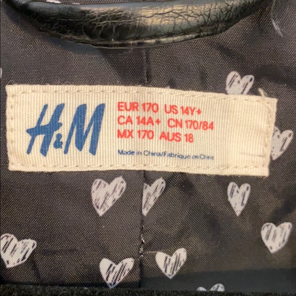 Kids H&M soft leather jacket - Picture 2 of 3